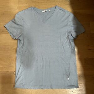Calvin Klein Light Blue V-Neck Tee